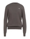 La Martina Man Sweater Brown Size Xxl Cotton, Wool