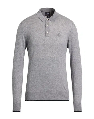 La Martina Man Sweater Grey Size 3xl Viscose, Polyamide, Cotton, Wool, Cashmere In Gray