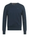 La Martina Man Sweater Slate Blue Size Xl Cotton, Wool