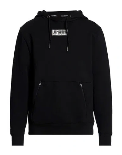 La Martina Man Sweatshirt Black Size 3xl Cotton, Polyester, Elastane