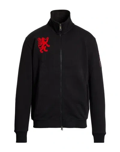 La Martina Man Sweatshirt Black Size L Cotton