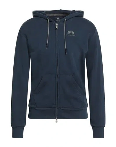 La Martina Man Sweatshirt Navy Size 3xl Cotton