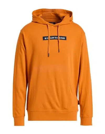 La Martina Man Sweatshirt Orange Size Xl Cotton In Neutral