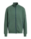 La Martina Man Sweatshirt Sage Green Size 3xl Cotton In Green