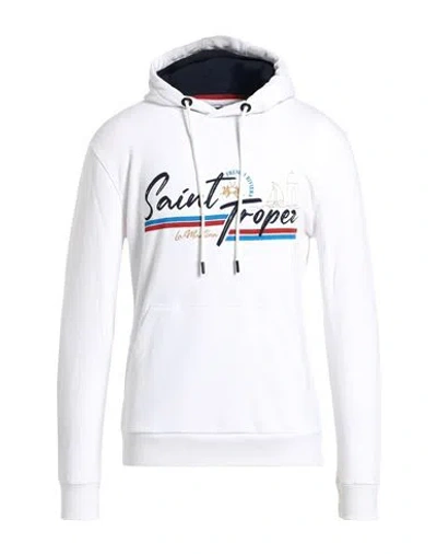 La Martina Man Sweatshirt White Size 3xl Cotton