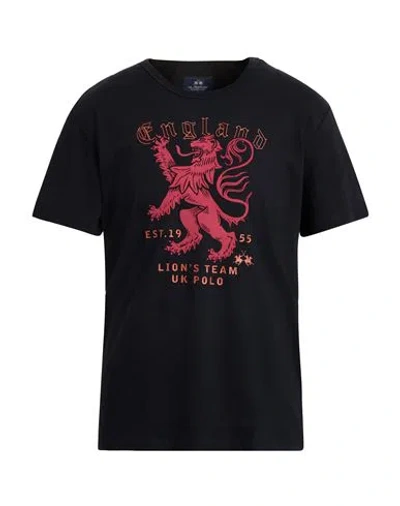 La Martina Man T-shirt Black Size Xl Cotton