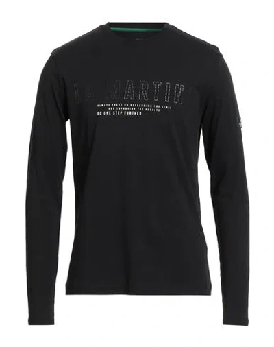 La Martina Man T-shirt Black Size Xxl Cotton