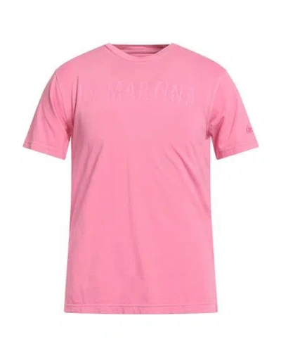 La Martina Man T-shirt Pink Size 3xl Cotton