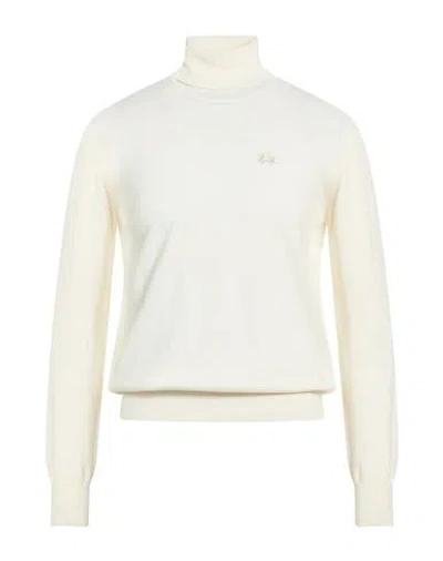 La Martina Man Turtleneck Off White Size S Cotton, Wool In Multi