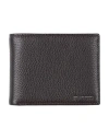 La Martina Man Wallet Dark Brown Size - Calfskin In Brown