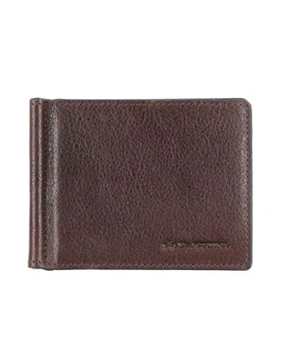 La Martina Man Wallet Dark Brown Size - Leather