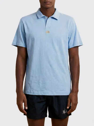 La Martina Polo Shirt Men  In Blue