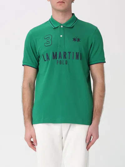 La Martina Polo Shirt Men  In Green