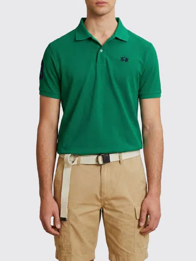 La Martina Polo Shirt Men  In Green