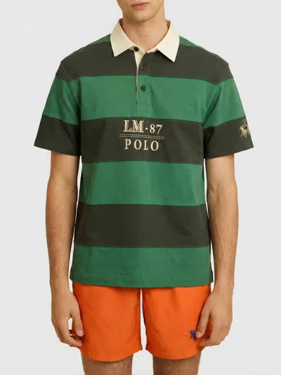 La Martina Polo Shirt Men  In Green