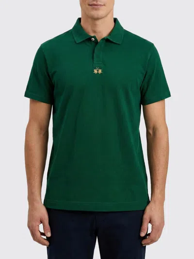 La Martina Polo Shirt Men  In Green