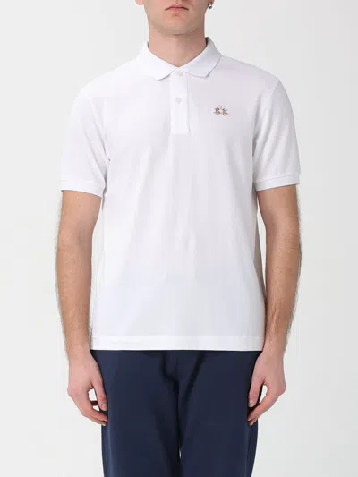 La Martina Polo Shirt Men  In White