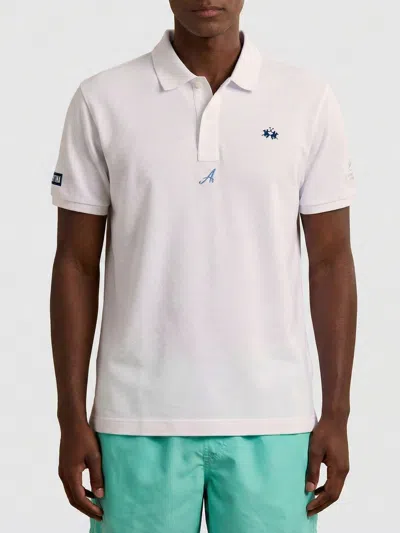 La Martina Polo Shirt Men  In White