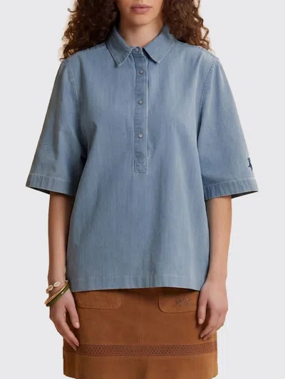 La Martina Polo Shirt Woman  In Purple