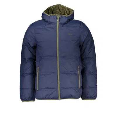 La Martina Polyamide Men's Jacket In Blue