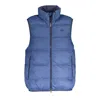 La Martina Blue Polyamide Men Jacket In Blue