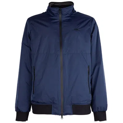 La Martina Polyester Men's Jacket In Blue