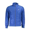 La Martina Blue Polyester Men Jacket In Blue