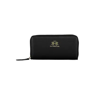 La Martina Polyethylene Women's Wallet In Black