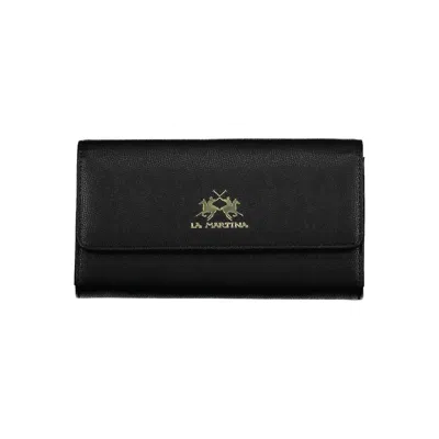 La Martina Polyethylene Women Women's Wallet In Black