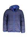 La Martina Quilted Puffer Jacket In Blue