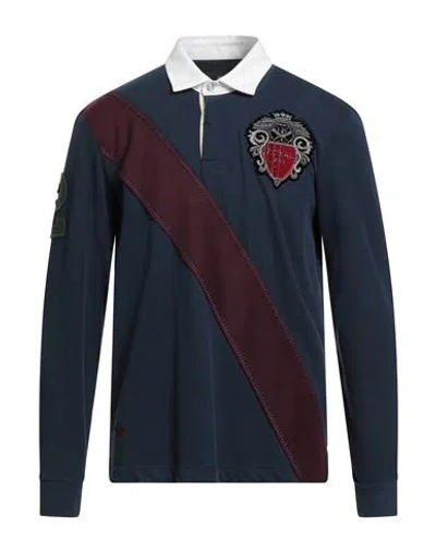 La Martina Royal Box Man Polo Shirt Navy Size 3xl Cotton In Blue