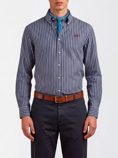La Martina Shirt Men Color Indigo