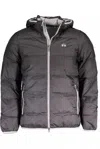 La Martina Elegant Hooded Lightweight Jacket In Black