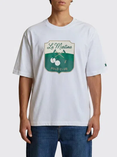 La Martina T-shirt Men  In White