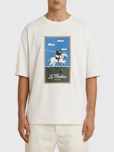 La Martina T-shirt Men  In White