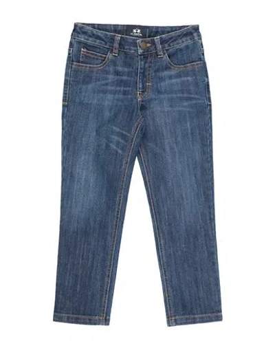 La Martina Babies'  Toddler Boy Jeans Blue Size 6 Cotton, T-400 Fiber