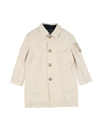 La Martina Babies'  Toddler Boy Overcoat & Trench Coat Beige Size 6 Polyamide, Cotton, Elastane