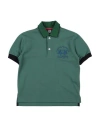 La Martina Toddler Boy Polo Shirt Dark Green Size 6 Cotton In Green