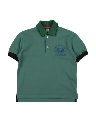 La Martina Babies'  Toddler Boy Polo Shirt Dark Green Size 6 Cotton