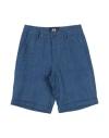 La Martina Toddler Boy Shorts & Bermuda Shorts Blue Size 6 Linen In Blue