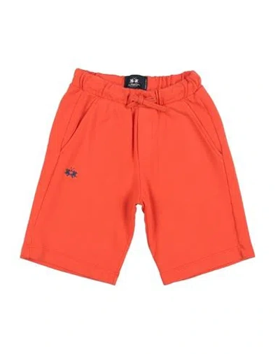 La Martina Babies'  Toddler Boy Shorts & Bermuda Shorts Orange Size 6 Cotton
