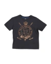 La Martina Toddler Boy T-shirt Midnight Blue Size 6 Cotton In Blue