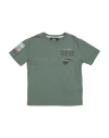 La Martina Toddler Boy T-shirt Military Green Size 6 Cotton In Green