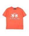 La Martina Toddler Boy T-shirt Orange Size 6 Cotton In Orange