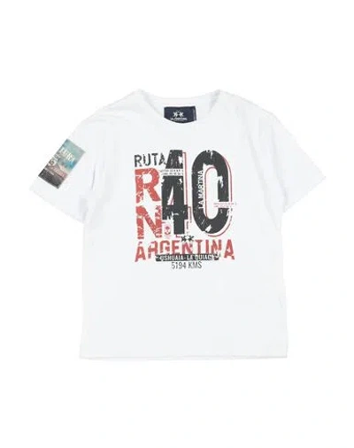 La Martina Babies'  Toddler Boy T-shirt White Size 6 Cotton