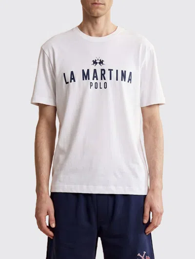 La Martina T-shirt Men  In White