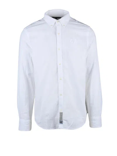 La Martina White Cotton Linen Shirt