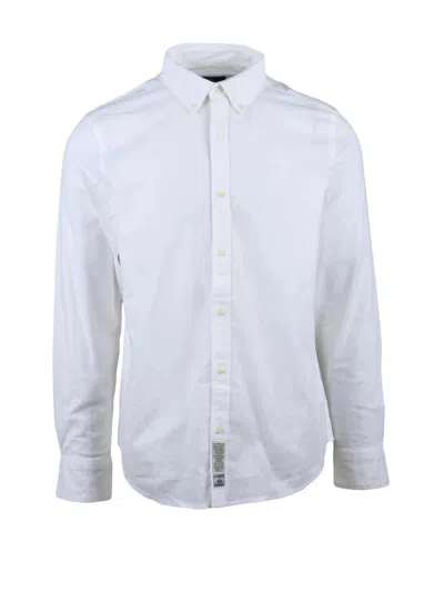 La Martina White Cotton Linen Shirt