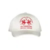 La Martina White Cotton Men Cap In White