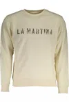 La Martina White Cotton Sweater In White